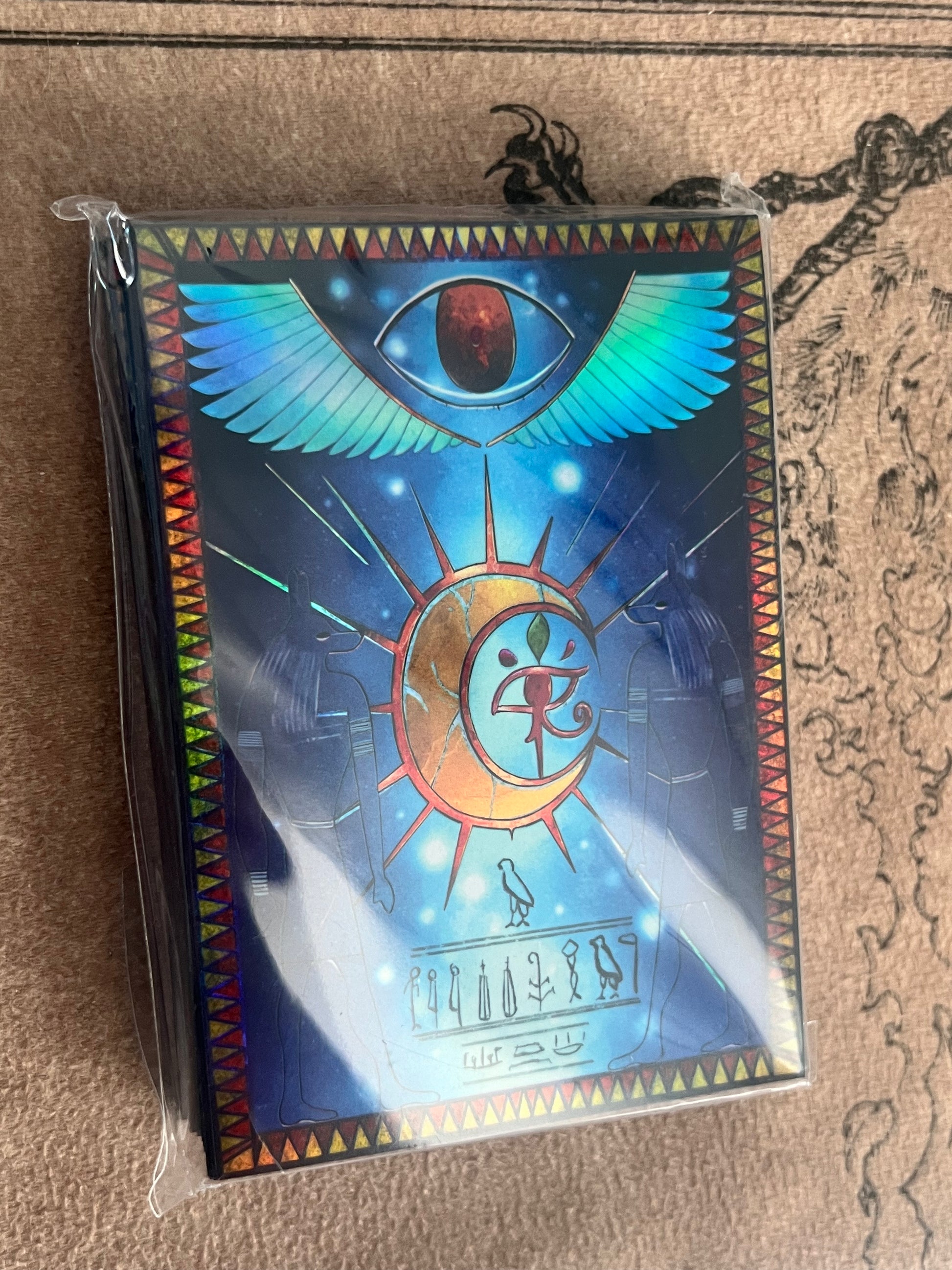 luna prismatic card sleeves Libro Della Luna