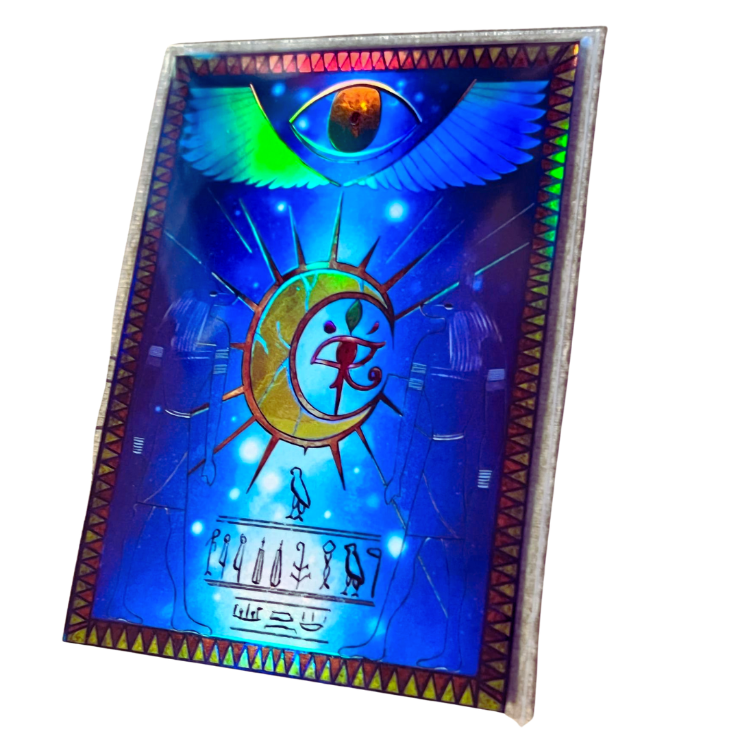 Libro Della Luna - Holographic Sleeves (60ct JP Size) DeckedOutAccessories Libro Della Luna - Holographic Sleeves (60ct JP Size) DeckedOutAccessories